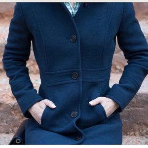JCrew Lady Coat with Thinsulate. Navy Blue